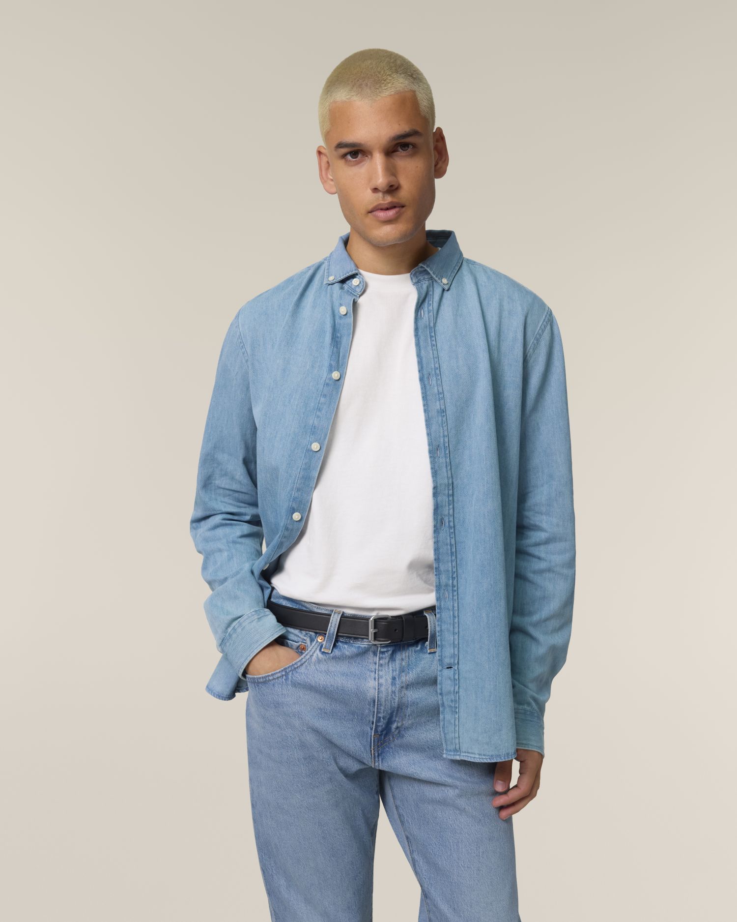 EkologickýTextil.cz - STANLEY/STELLA Stanley Denim Shirt