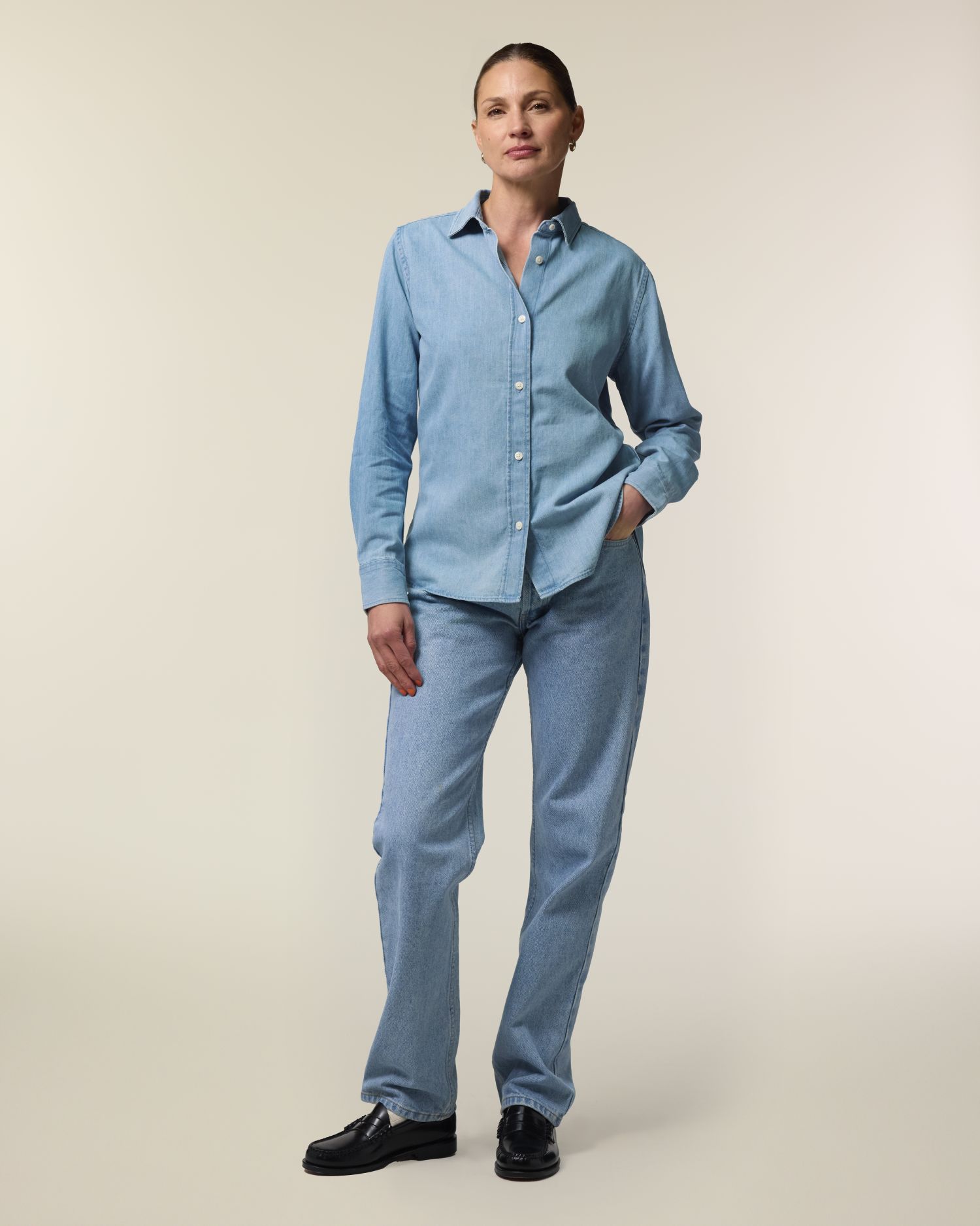 EkologickýTextil.cz - STANLEY/STELLA Stella Denim Shirt